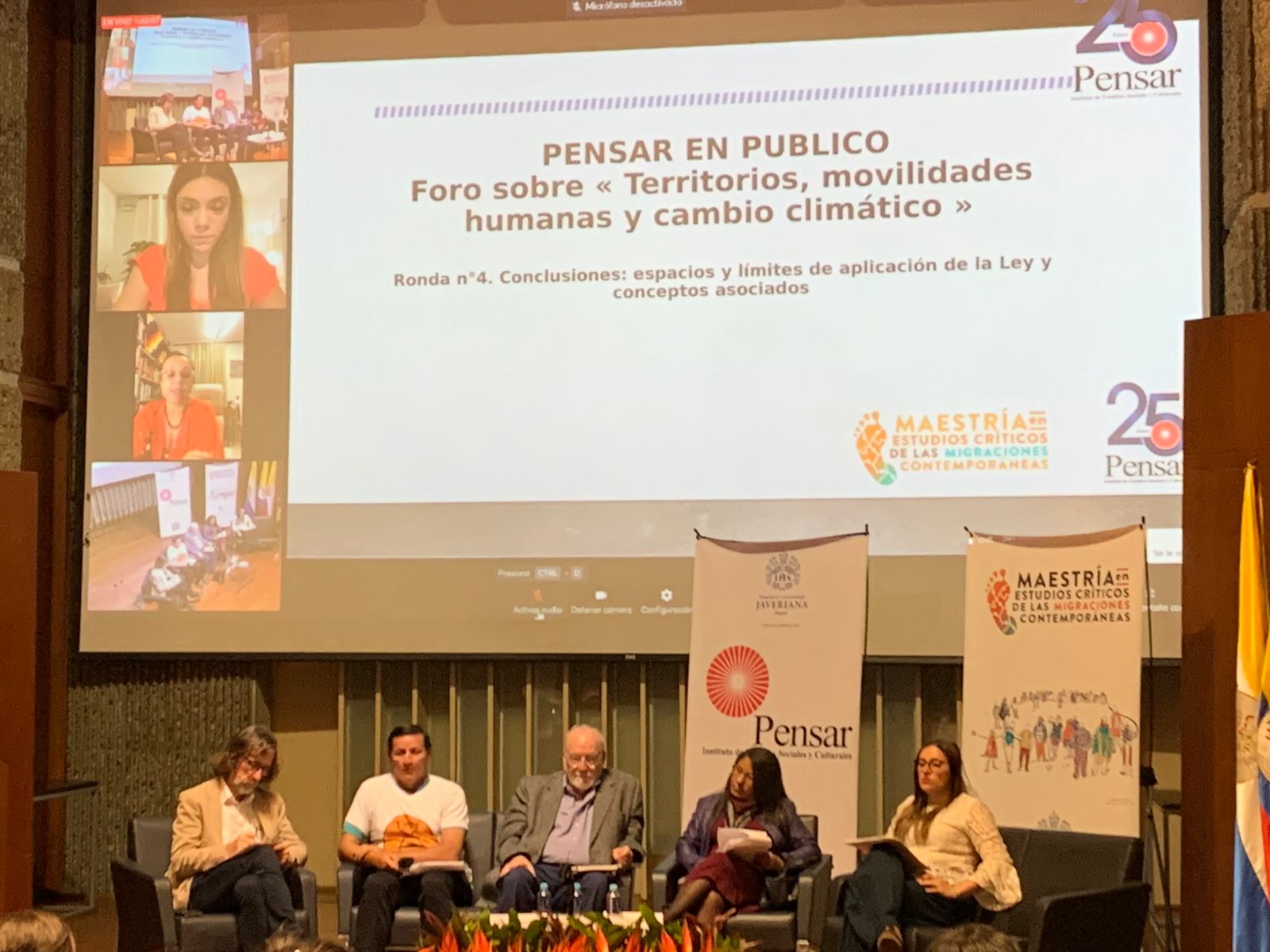 Pensar en público: Territorios, Movilidades humanas y Cambio Climático Pontificia Universidad Javeriana